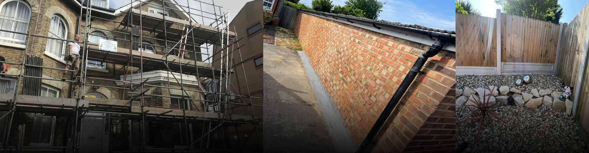 Deal handyman Exterior maintenance  services, decking, guttering, fencing, patios, drainage, jet was