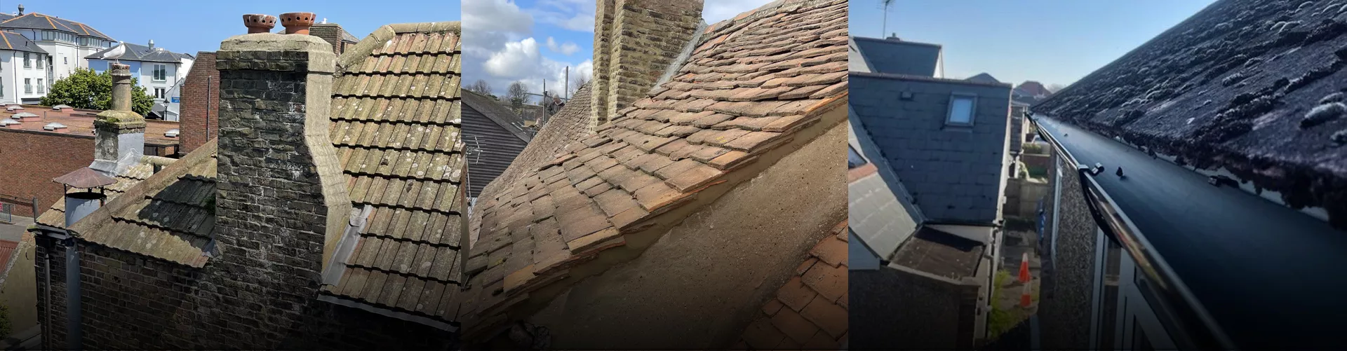 Roofing Repairs from flat roofs to pitched roofs